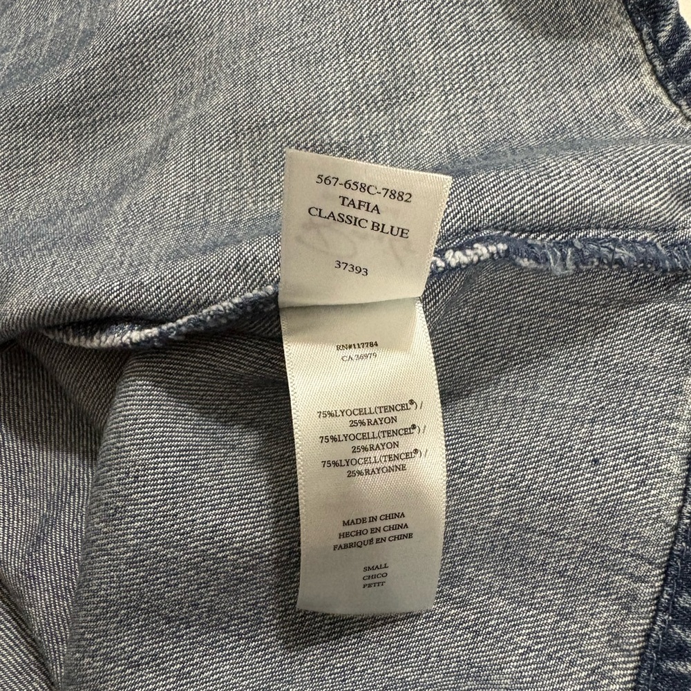 Rails Tafia Denim Stitched Top - Picture 5 of 7